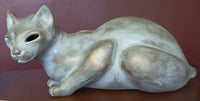 Large pottery cat