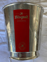 Bisquit Cognac Metal Ice Bucket