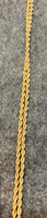 Costume Jewellery Gold Colour Pendant with Matching Necklace