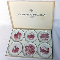 Six Small Fürstenberg Porcelain Plates