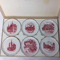 Six Small Fürstenberg Porcelain Plates