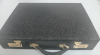 Black Executive Briefcase - Elephant Hide