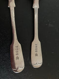 Pair of Silver Plated Mustard Spoons