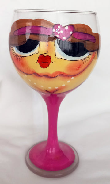 Large fun wine glass