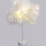 Ostrich Feather Lamp