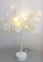 Ostrich Feather Lamp