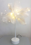 Ostrich Feather Lamp