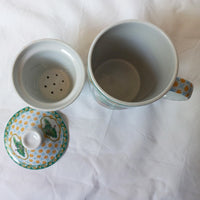 Chinese Porcelain Tea Infuser Mug