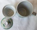 Chinese Porcelain Tea Infuser Mug