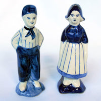 DELFT Blue Vintage Salt & Pepper Shakers