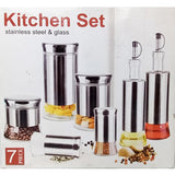 Stainless Steel Kitchen Canister Set