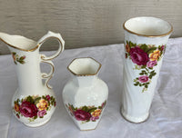 Set of 3 Decorative Vases