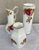 Set of 3 Decorative Vases