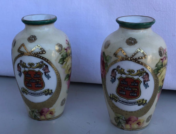 Pair of Gossware Vases