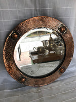 Arts and Crafts Original Copper Mirror