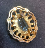 Costume Jewellery Brooch With Tiger’s Eye Stone