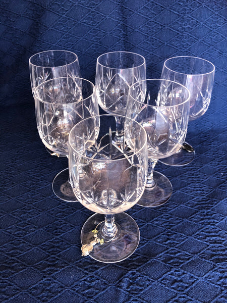 Small Crystal Wine Glasses