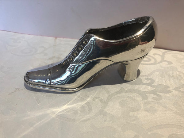 Silver Plated Shoe