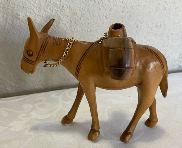 Wooden Carved Donkey