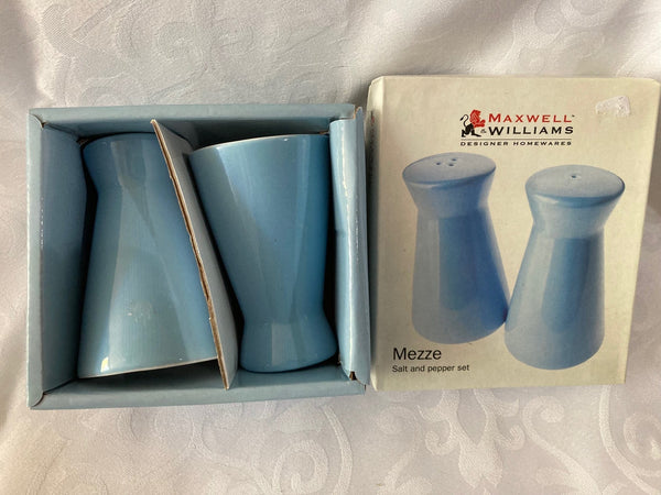 Boxed Maxwell Williams Salt and Pepper Cellars