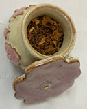 Crafted Pottery Flower Potpourri Holder