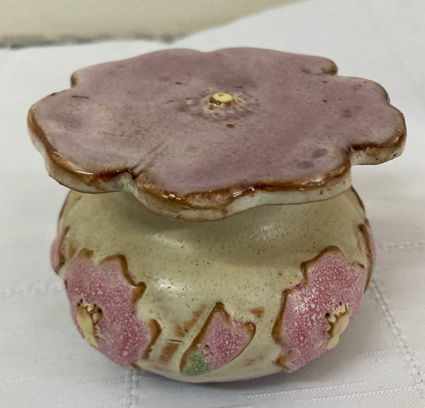 Crafted Pottery Flower Potpourri Holder