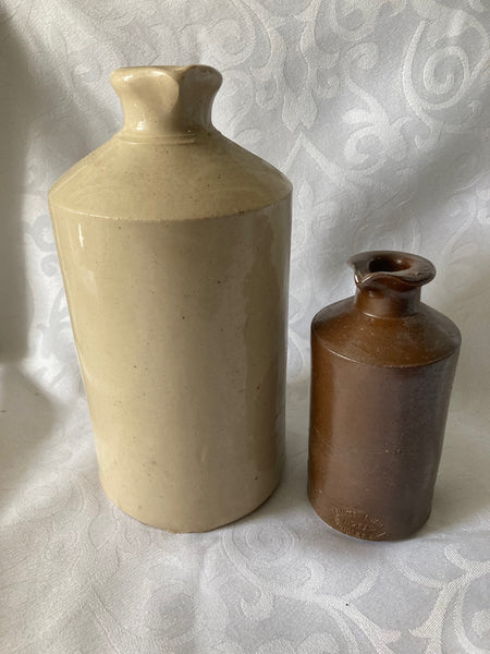 Pair of Collectible Stoneware Jugs (see description for slight imperfections)